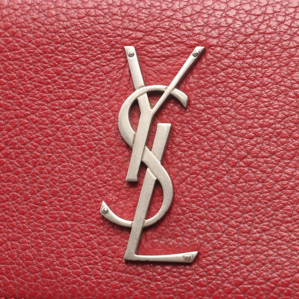 Saint Laurent Sunset Leather Red Shoulder Bag Paris - Picture 9 of 9